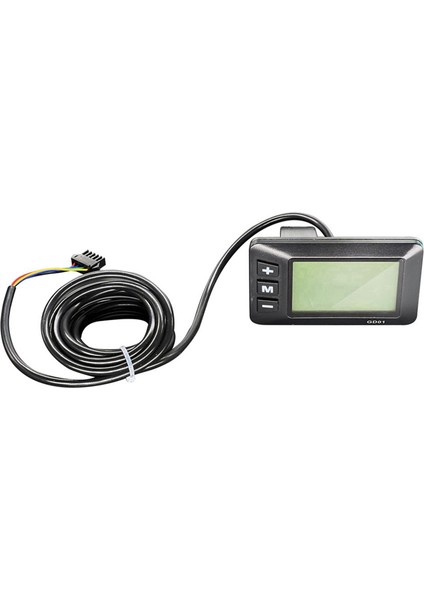 36V 48V Elektrikli Bisiklet GD01 LCD Ekran Paneli Sıradan Konnektörlü E-Bisiklet Ekran Metre Aksesuarları (Yurt Dışından)