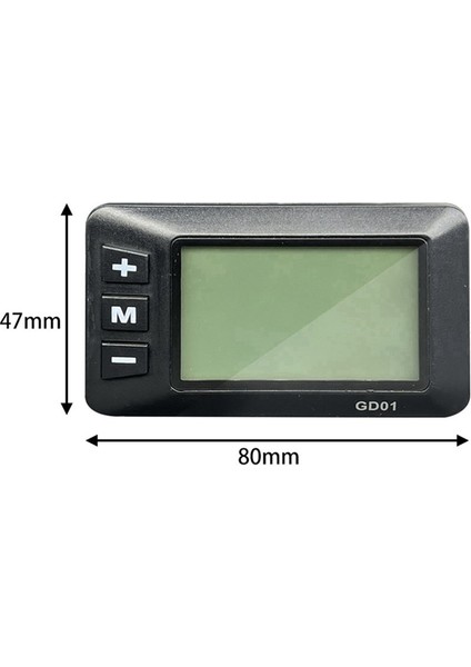36V 48V Elektrikli Bisiklet GD01 LCD Ekran Paneli Sıradan Konnektörlü E-Bisiklet Ekran Metre Aksesuarları (Yurt Dışından) indirimleri