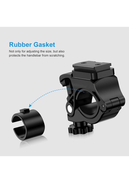 Bisiklet Lambası Montaj Braketi - 0,86-1,39 Inç Bisiklet Gidonlarına Uygun, Yükseltilmiş Naylon Malzemeli Bisiklet Lambası Braketi Tutucu (Yurt Dışından) fiyatları