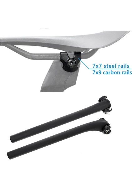 Karbon Sele Rayları Için Bisiklet Sele Borusu Kelepçesi Adaptörü 7X7MM Bisiklet Sele Borusu Borusu Oval / Yuvarlak Klipsler Bisiklet Aksesuarları (Yurt Dışından) fırsatları