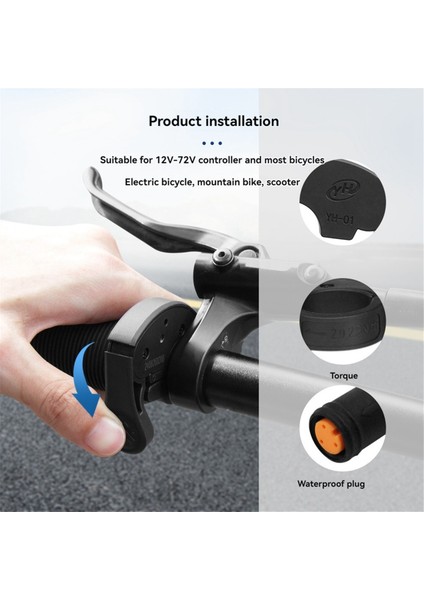 Bafang BBS01 BBS02B Bbshd Orta Motorlu Elektrikli Bisiklet Aksesuarları Için Ebike Başparmak Gaz Kelebeği (Yurt Dışından) indirimleri