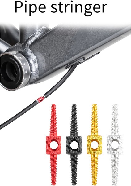 Dahili Kablo Yönlendirme Aracı Bisiklet Fren ve Vites Kablosu Yuvası Hidrolik Hortum Yönlendirme Onarım Adaptörü Kırmızı (Yurt Dışından) fiyatları