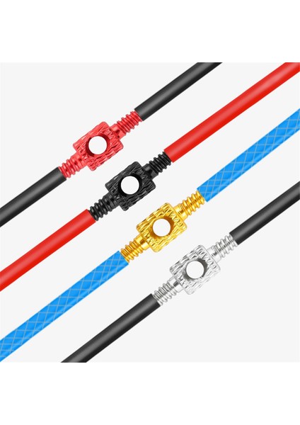 Dahili Kablo Yönlendirme Aracı Bisiklet Fren ve Vites Kablosu Yuvası Hidrolik Hortum Yönlendirme Onarım Adaptörü Kırmızı (Yurt Dışından) indirimleri