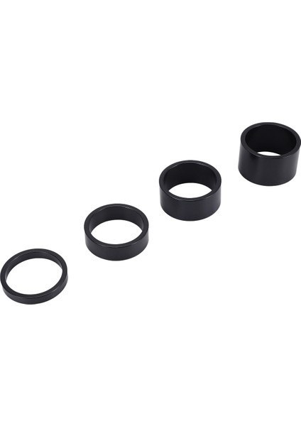 4 Adet/takım 5/10/15/20MM Alüminyum Alaşımlı Kulaklık Gövde Ara Parçası Mtb 28,6mm Çatal Yıkayıcı Kapağı Yol Bisikleti Için, Siyah (Yurt Dışından) fiyatları