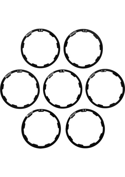 Muqzı 7 Adet/takım Bisiklet Göbek Contası Mtb Yol Bisikleti 7/8/9/10/11/12 Hızlı Kaset Volan Ara Parçası (Yurt Dışından)