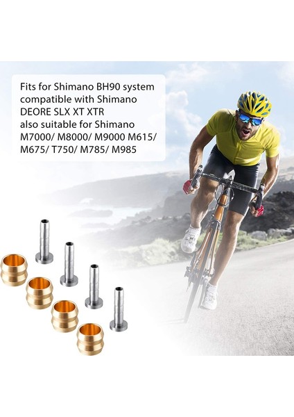 Shimano BH90 Bisiklet Hidrolik Disk Fren Hortumu Ile Uyumlu Bisiklet Fren Zeytin ve Pirinç Bisiklet Bağlantı Takımı (Yurt Dışından) indirimleri