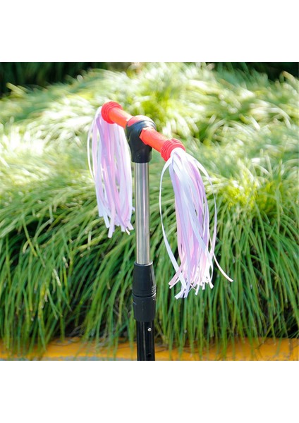 Renkli Bisiklet Püskülleri Kurdele Moda Bisiklet Gidonu Flamalar Çocuklar Için Komik Bisiklet Süsleri (Yurt Dışından) indirimleri