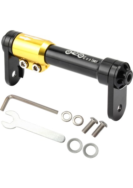 Muqzı Katlanır Bisiklet Kolay Tekerlek Uzatma Çubuğu Alüminyum Alaşımlı Kolay Tekerlek Uzatıcı Brompton Katlanır Bisiklet Için (Siyah) (Yurt Dışından)