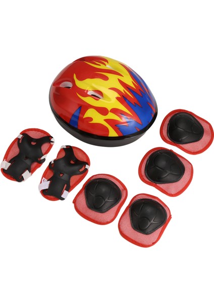 3-6 Yaş Çocuk Kaskı Bisiklet 7 Adet/takım Ultra Hafif Çocuk Koruyucu Ekipman Kız Bisiklet Kaskı Bisiklet Şapkası (Yurt Dışından) fiyatları