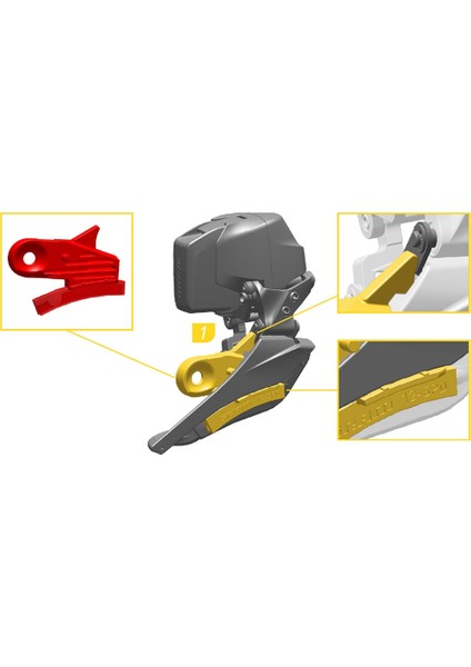 Etap Axs Sram 12S Ön Vites Ayarlayıcı Göstergesi Onarım Aracı Için Bisiklet Zinciri Aralığı Ayarlama Aracı (Yurt Dışından) fiyatları