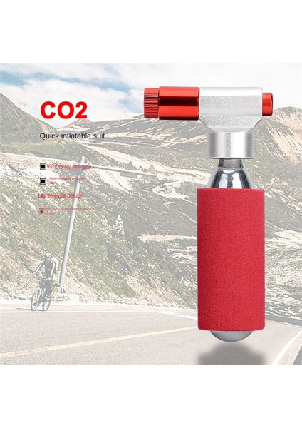 Bisiklet Alüminyum Alaşımlı Tip Şişirme Pompası Için Co2 Bisiklet Pompası Mini Bisiklet Pompası Schrader Valfiyle Uyumlu (Yurt Dışından) modelleri
