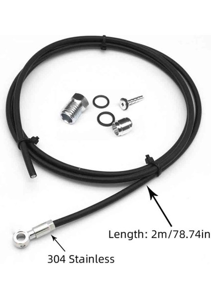 Formula R1 R1R Ro Rx T1 Mega Hat Borusu Için Bisiklet 2 Metre Fren Hortumu Seti + Yağ Iğnesi + Zeytin + Kauçuk Halkalar (Yurt Dışından) modelleri