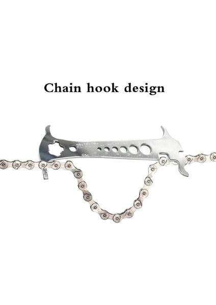 6'sı 1 Arada Bisiklet Zincir Kontrol Cihazı Mtb Yol Bisikleti Ölçüm Aleti Aşınma Ölçer Kaliperleri Ölçüm Vidası Zincir Kancası Aletleri (Yurt Dışından) modelleri