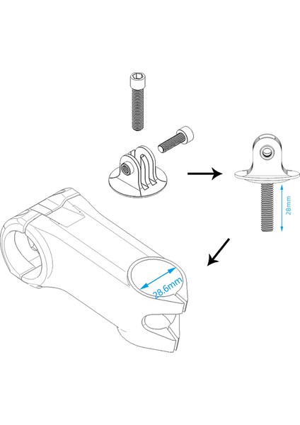 28,6 mm Alüminyum Alaşımlı Bisiklet Kulaklığı Üst Kapak Adaptörü Od1 Direksiyon Çatalı Kamera Montajı Bisiklet Aksesuarı (Yurt Dışından) modelleri
