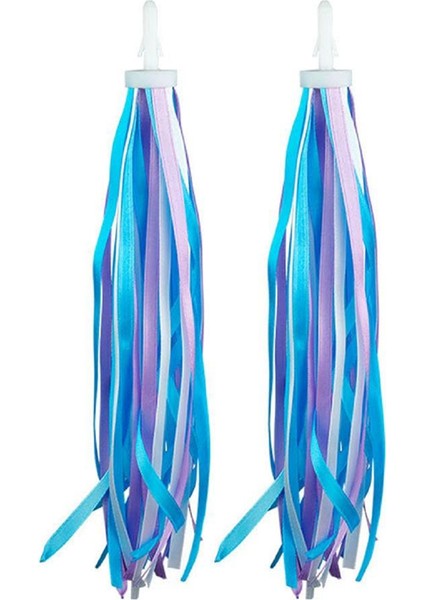 Renkli Bisiklet Püskülleri Kurdele Moda Bisiklet Gidonu Flamalar Çocuklar Için Komik Bisiklet Süsleri (Yurt Dışından)