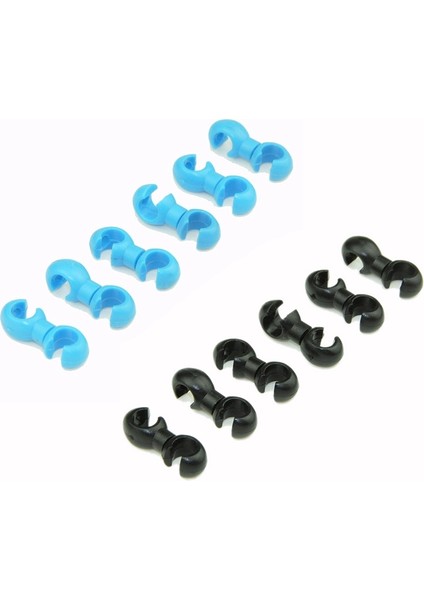 Dağ Bisikleti Yol Bisikleti Boru Hattı Tokası Bisiklet Kablo Kelepçesi S Tipi Kanca Fren Vites Tokası Kablo Braketi Siyah (Yurt Dışından) indirimleri