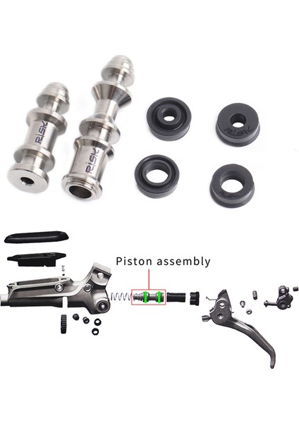 Rısk 4 Adet Fren Kolu Piston Kauçuk Segmanı Sram Guide R Re Rsc Db5 Seviye T Tl Serisi Bisiklet Parçaları (Yurt Dışından) modelleri