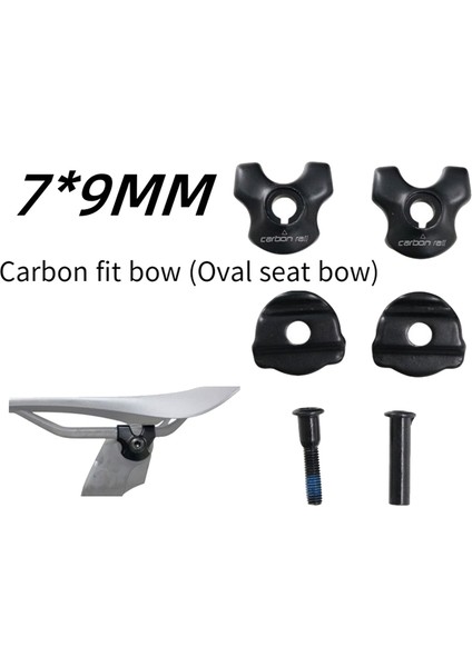Karbon Sele Rayları Için Bisiklet Sele Borusu Kelepçesi Adaptörü 7X9MM Bisiklet Sele Borusu Borusu Oval / Yuvarlak Klipsler Bisiklet Aksesuarları (Yurt Dışından) fırsatları