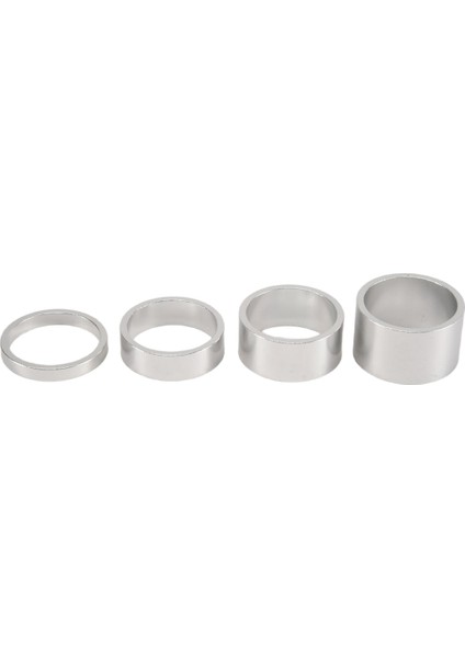 Adet/takım 5/10/15/20MM Alüminyum Alaşımlı Kulaklık Gövde Ara Parçası Mtb 28,6mm Çatal Yıkayıcı Kapağı Yol Bisikleti Için, Gümüş (Yurt Dışından)