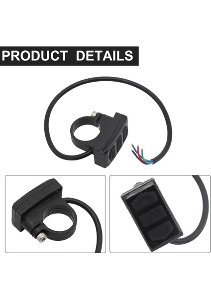 Elektrikli Bisiklet Anahtar Kontrol Düğmesi Gidona Monte Edilen Bölünmüş Metre Anahtarları LCD Metre E-Bisiklet Aksesuarları Için Düğme (Yurt Dışından) modelleri