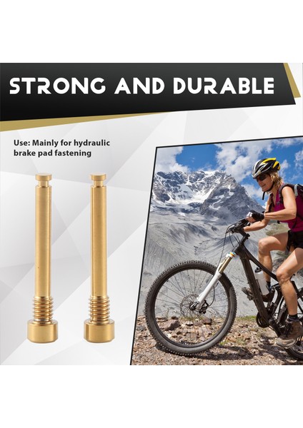 Bisiklet Disk Fren Balatası Için M4 Titanyum Cıvatalar Dişli Pim Ekleme Vidaları Xt R Xt Hidrolik Disk Kaliperi Için - Altın (Yurt Dışından) indirimleri
