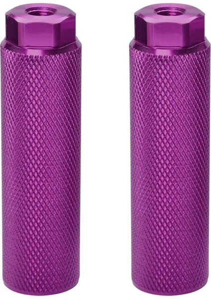 Adet Bisiklet Mandalı, Alüminyum Alaşımlı Kaymaz Ayaklı Bisiklet Pedalları, 3/8 Inç Akslı Bisiklet Aksesuarları Için Bmx Mandalı, Mor (Yurt Dışından) modelleri