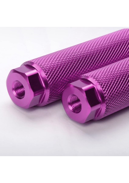 Adet Bisiklet Mandalı, Alüminyum Alaşımlı Kaymaz Ayaklı Bisiklet Pedalları, 3/8 Inç Akslı Bisiklet Aksesuarları Için Bmx Mandalı, Mor (Yurt Dışından) indirimleri