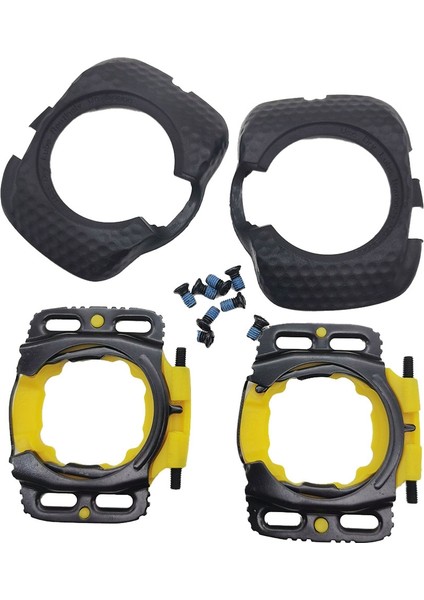 Wahoo Speedplay Zero Için Geliştirilmiş Aerodinamik Kilitler Bisiklet Pedalı Bisiklet Çifti Pedal Kilitleri Koruma Kılıfı, Siyah (Yurt Dışından)