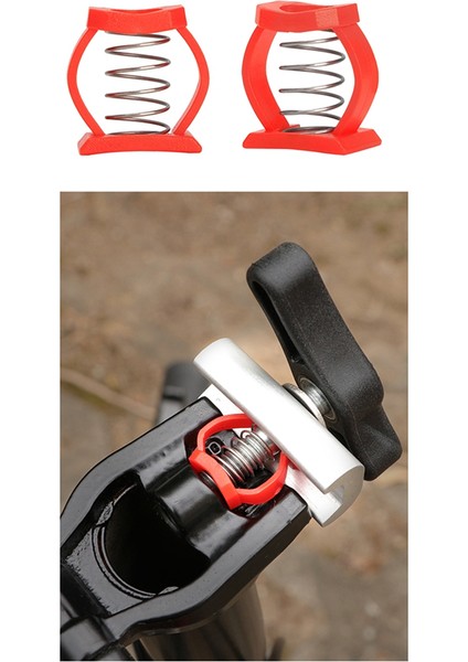 Toka Yayları Bisiklet Menteşe Klipsi Bisiklet Limit Menteşe Kelepçesi Katlanır Bisiklet Aksesuarlarıyla Uyumlu Siyah (Yurt Dışından)
