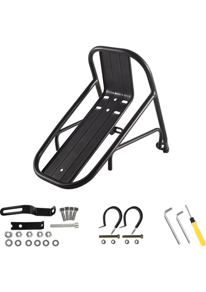 Alüminyum Alaşımlı Yol Bisikleti Bisiklet Ön Rafı Taşıyıcı Çanta Bagaj Raf Braketi Bagaj Bisiklet Parçaları Için (Yurt Dışından)