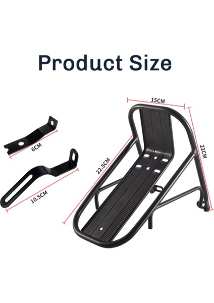 Alüminyum Alaşımlı Yol Bisikleti Bisiklet Ön Rafı Taşıyıcı Çanta Bagaj Raf Braketi Bagaj Bisiklet Parçaları Için (Yurt Dışından) fırsatları