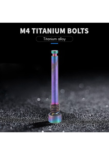 Bisiklet Disk Fren Balatası Için M4 Titanyum Cıvatalar Dişli Pim Ekleme Vidaları Xt R Xt Hidrolik Disk Kaliperi - Dazzle Color (Yurt Dışından) fırsatları