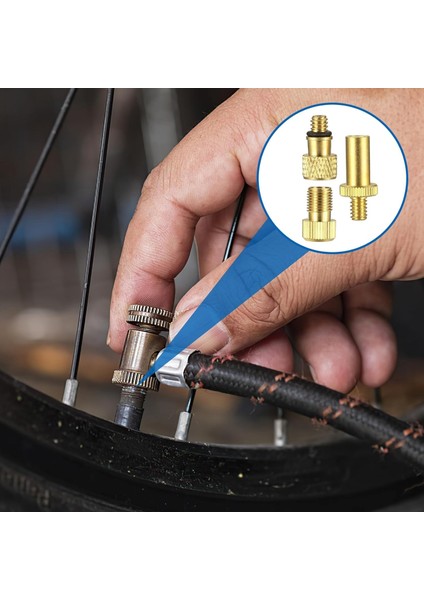 Bisiklet Valf Adaptörü Seti, 25 Parça Valf Adaptörü, Bisiklet Iç Lastiği Için Valf Adaptörü, Bisiklet Pompası Adaptörü, Hava Kompresörü (Yurt Dışından) modelleri