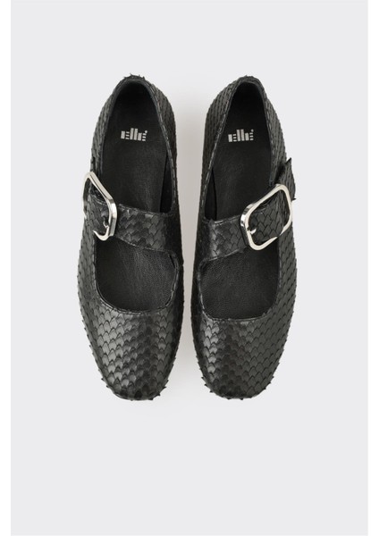 Siyah Deri Kadın Günlük Ayakkabı fırsatları