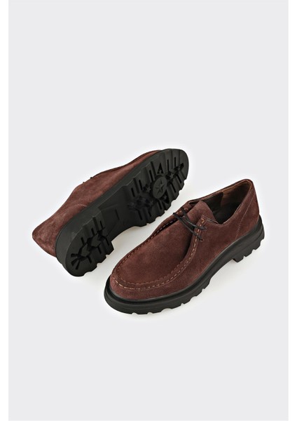 Kahve Deri Kadın Günlük Ayakkabı modelleri