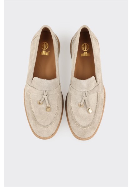 Bej Deri Kadın Günlük Ayakkabı fırsatları