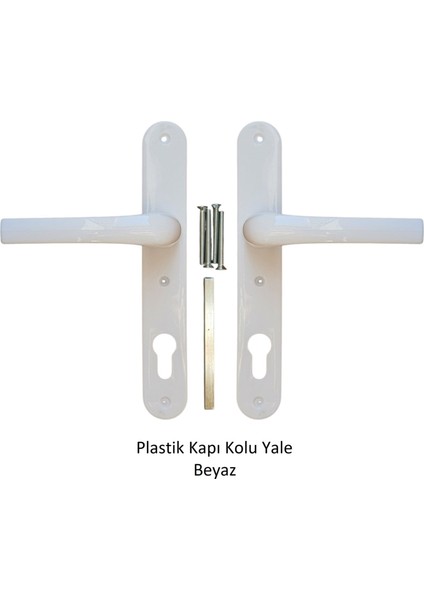 Pimapen Pvc Plastik Kapı Kolu Demirli Yale Beyaz fiyatları
