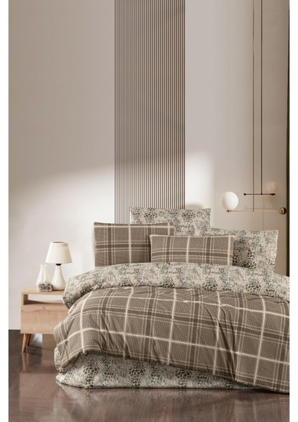 Çift Kişilik Nevresim Takımı - Safir Kahve fırsatları