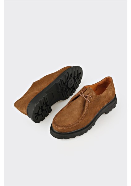 Taba Deri Kadın Günlük Ayakkabı modelleri