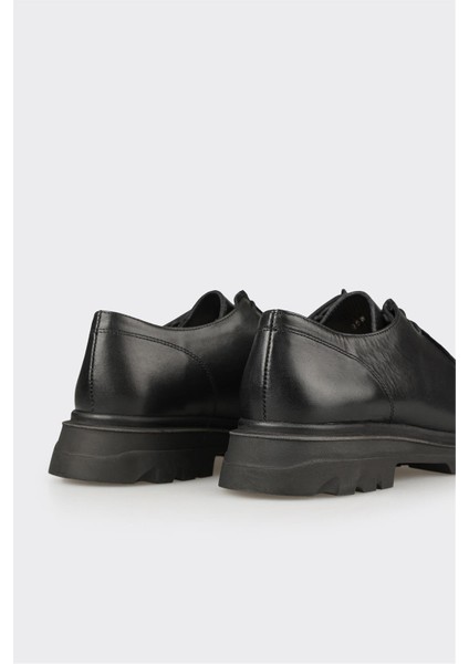 Siyah Deri Kadın Günlük Ayakkabı indirimleri