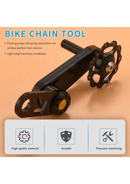 Katlanır Bisiklet Zincir Gergisi Hafif Bisiklet Kılavuz Tekerlek Tek Hızlı Arka Attırıcı Zincir Gergi Dişlisi Ile (Yurt Dışından) indirimleri