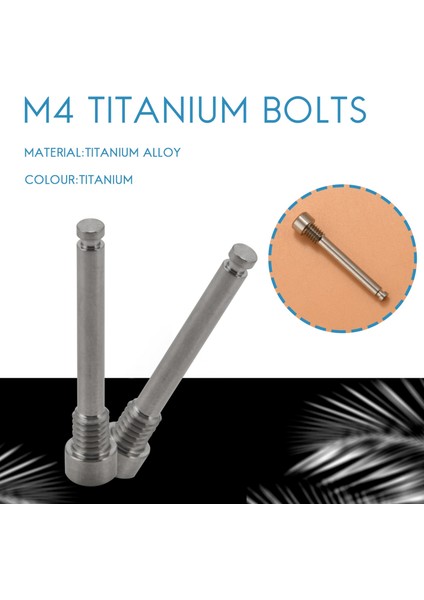 M4 Titanyum Cıvata Bisiklet Disk Fren Pad Dişli Pin Ekler Vida Xt R Xt Hidrolik Disk Kaliper-Titanyum (Yurt Dışından) fırsatları