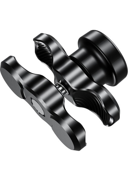 6cm Hırsızlığa Karşı Alüminyum Alaşımlı Çift Soket Kolu Montaj Topu Bileşeni Bisiklet Motosiklet Telefon Tutucu Ile Uyumlu (Yurt Dışından)