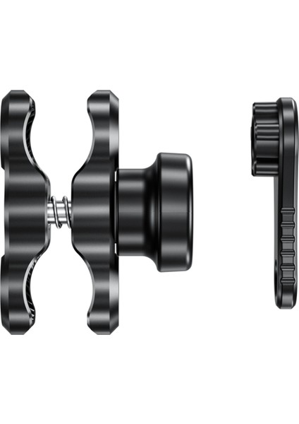 6cm Hırsızlığa Karşı Alüminyum Alaşımlı Çift Soket Kolu Montaj Topu Bileşeni Bisiklet Motosiklet Telefon Tutucu Ile Uyumlu (Yurt Dışından) fırsatları