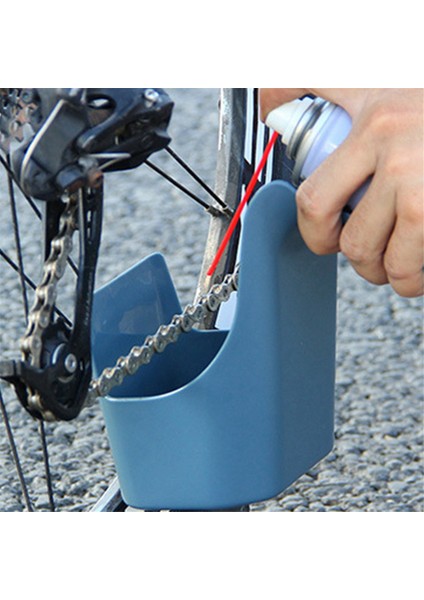 Motosiklet Bisiklet Zincir Yağı Depolama Alet Kutusu Zincir Temizleme Yağı Sıçrama Geçirmez Alet Zincir Temizleme Maddesi Zincir (Yurt Dışından) fırsatları