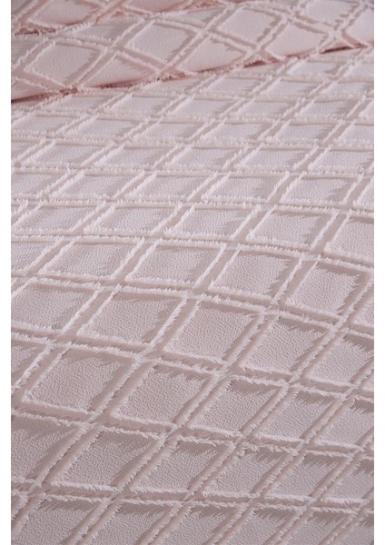 Vesya 3 Parça Çift Kişilik Pike Takımı Pudra fırsatları