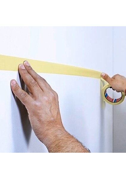 Maskeleme Bandı 25 Metre 48 mm Koruma Kağıt Bant Boya Tamir Ahşap Cam Metal Oto Yüzey Yüksek Kalite indirimleri