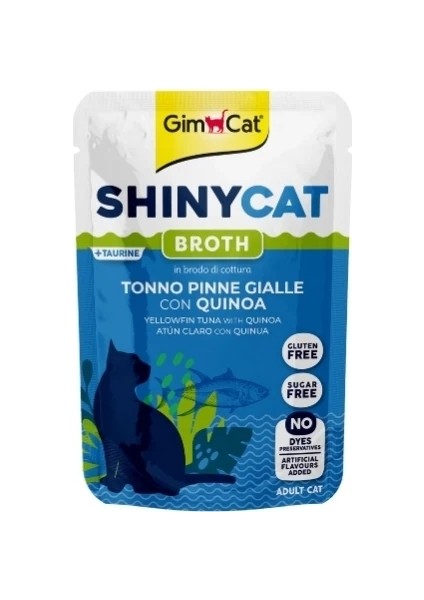 Shinycat Pouch Yellowfin Tuna And Quinoa 70 gr Sarı Yüzgeçli Ton Balığı ve Kinoa