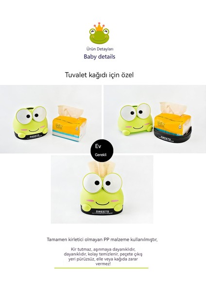 Sevimli Karikatür Masaüstü Araba Plastik Oturma Odası Mendil Kutusu (Yurt Dışından) modelleri