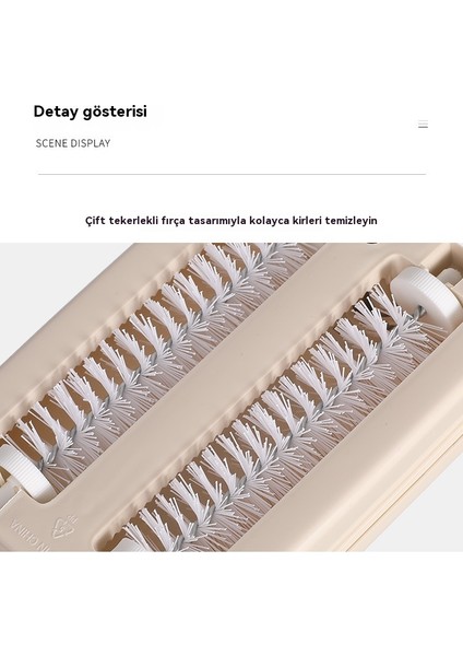 Ev Çift Silindirli Halı Temizleme Çok Fonksiyonlu Giysi Temizleme Fırçaları Yatak Fırçaları (Yurt Dışından) fiyatları